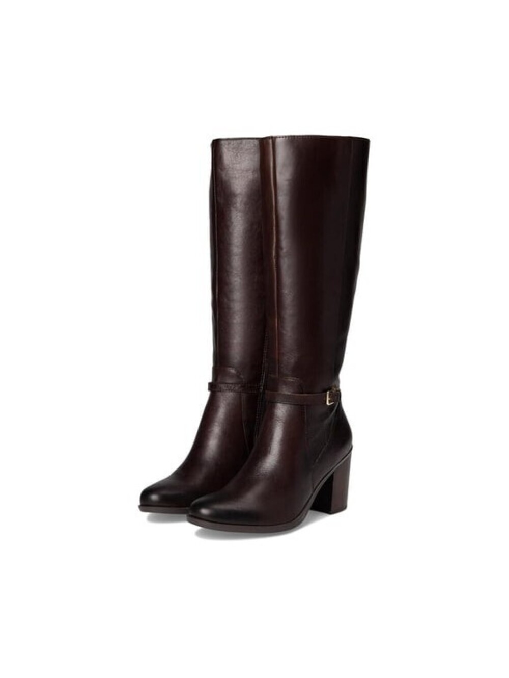 290$ Naturalizer Kalina Knee High Boots Women's Size 6 US Dark Brown